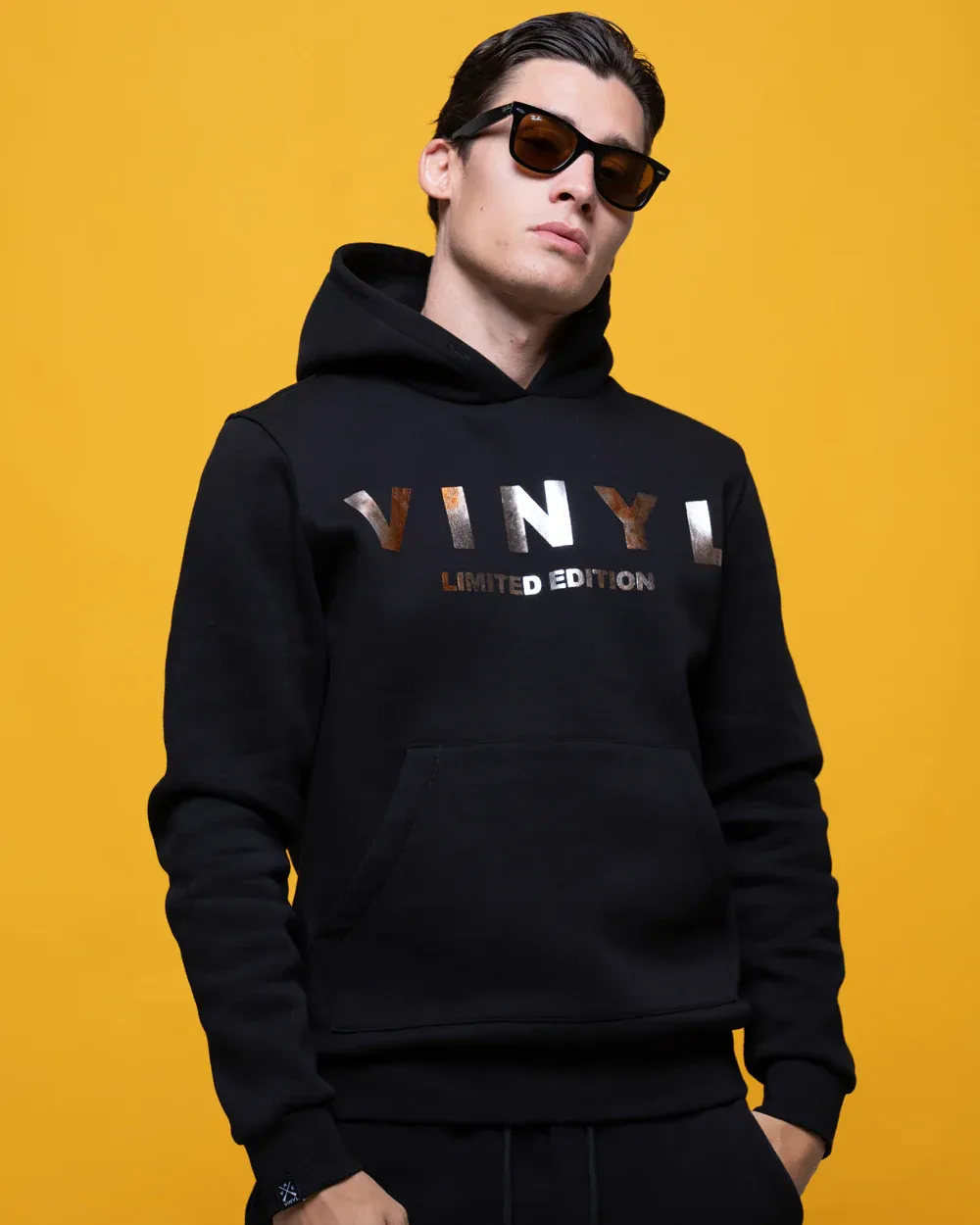 Vinyl Limited Edition Hoodie - Black