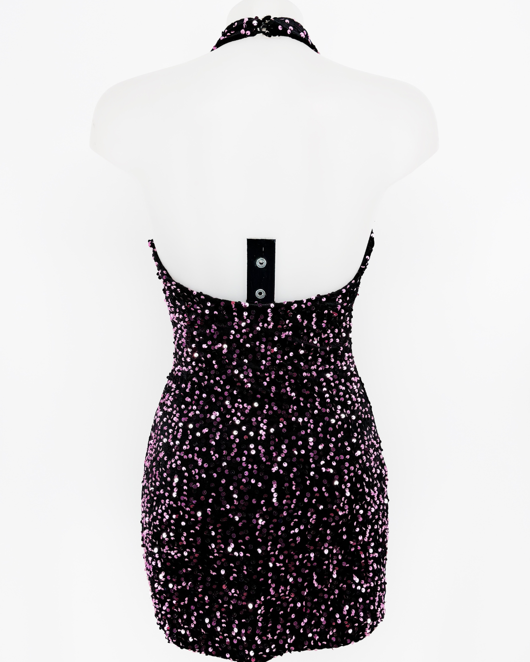 Sequin Velvet Dress - Lilac