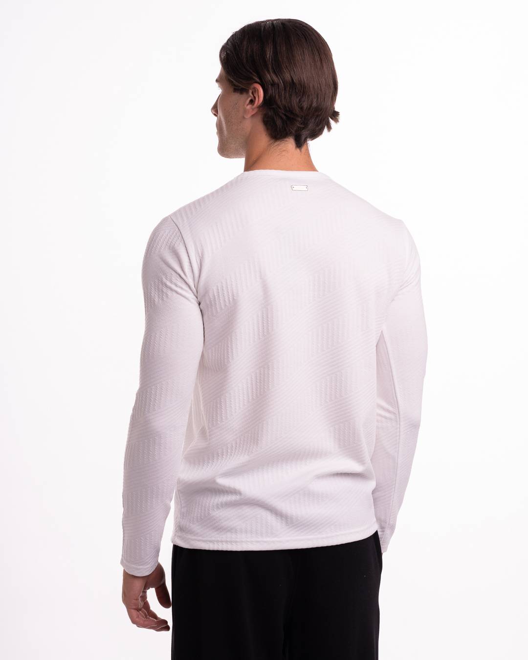 Martini Textured T-shirt - White