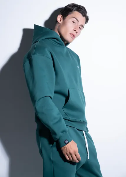 Vinyl Needlecraft Logo Hoodie - Green