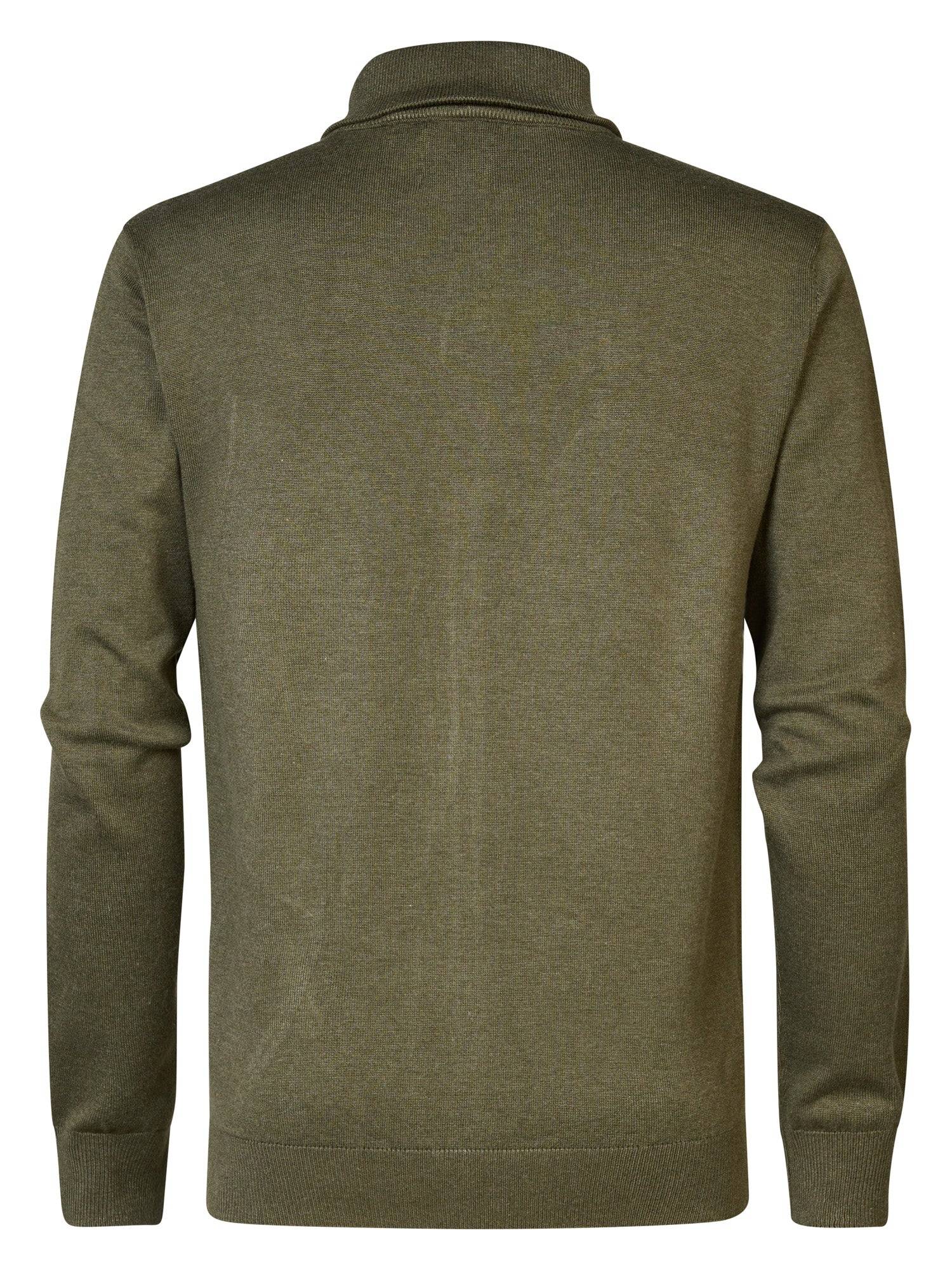Petrol Fine-knit Cardigan Barrow - Khaki
