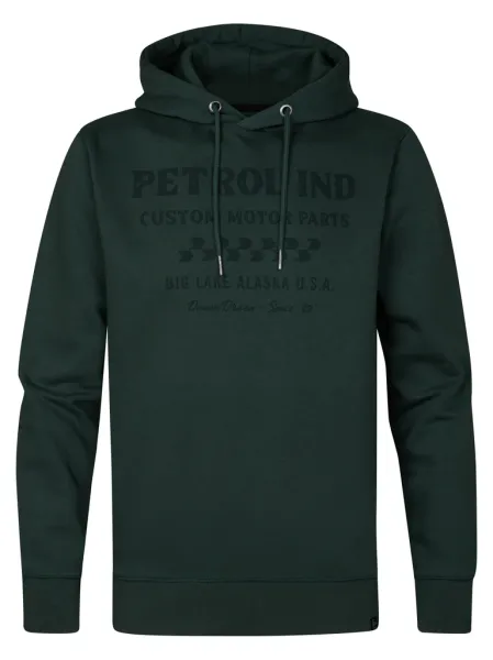 Petrol Artwork Hoodie Kowak - Green