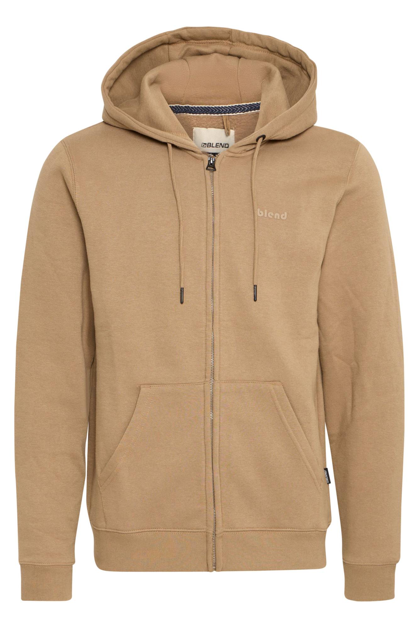 Blend Full Zip Sweater BHDOWNTON - Beige