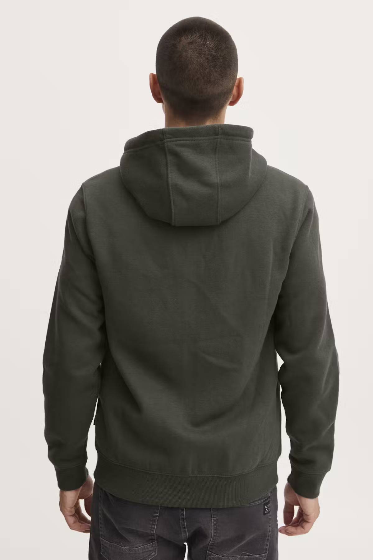 Blend Full Zip Sweater BHDOWNTON - Khaki
