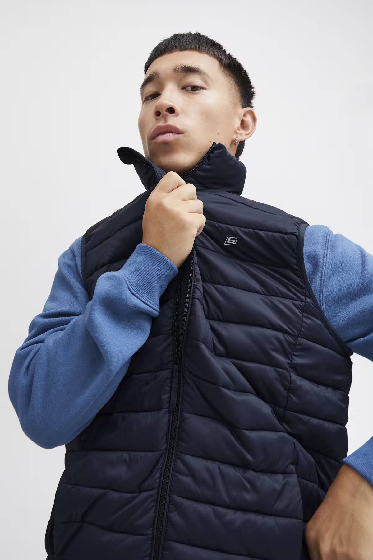 Blend Vest Jacket BHROMSEY - Blue