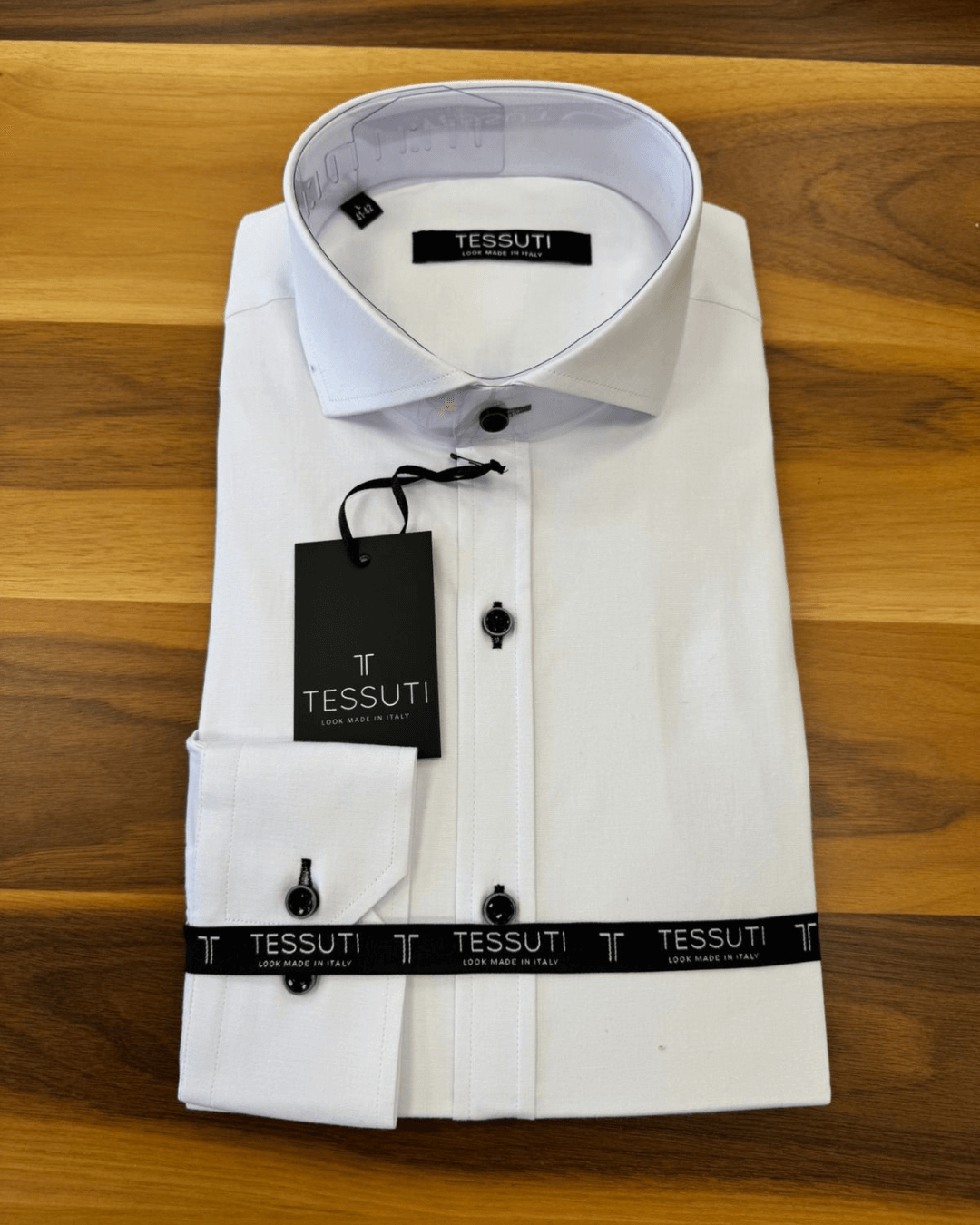 Solid Colour Shirt - White