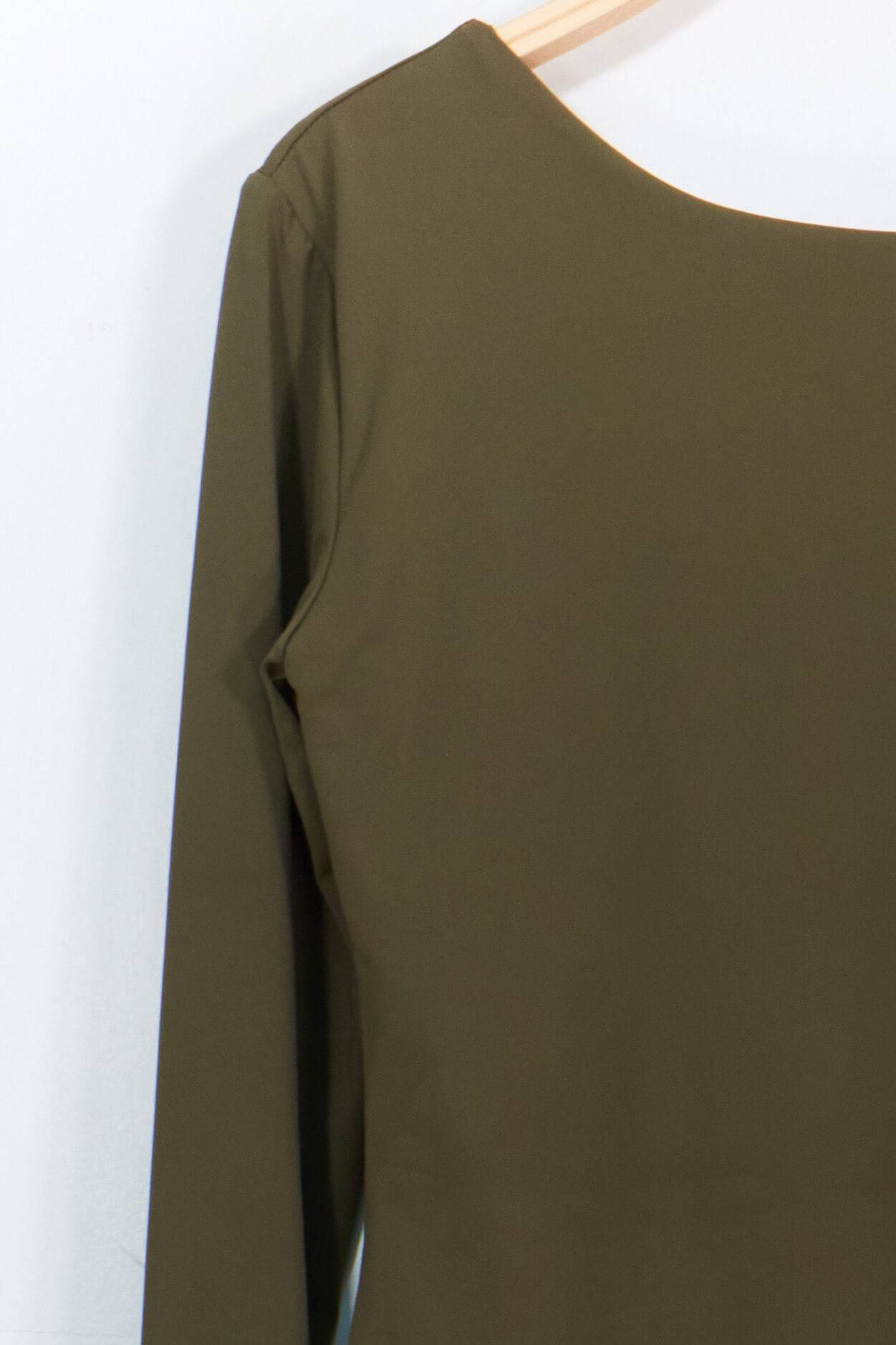 Open Back Bodysuit - Khaki
