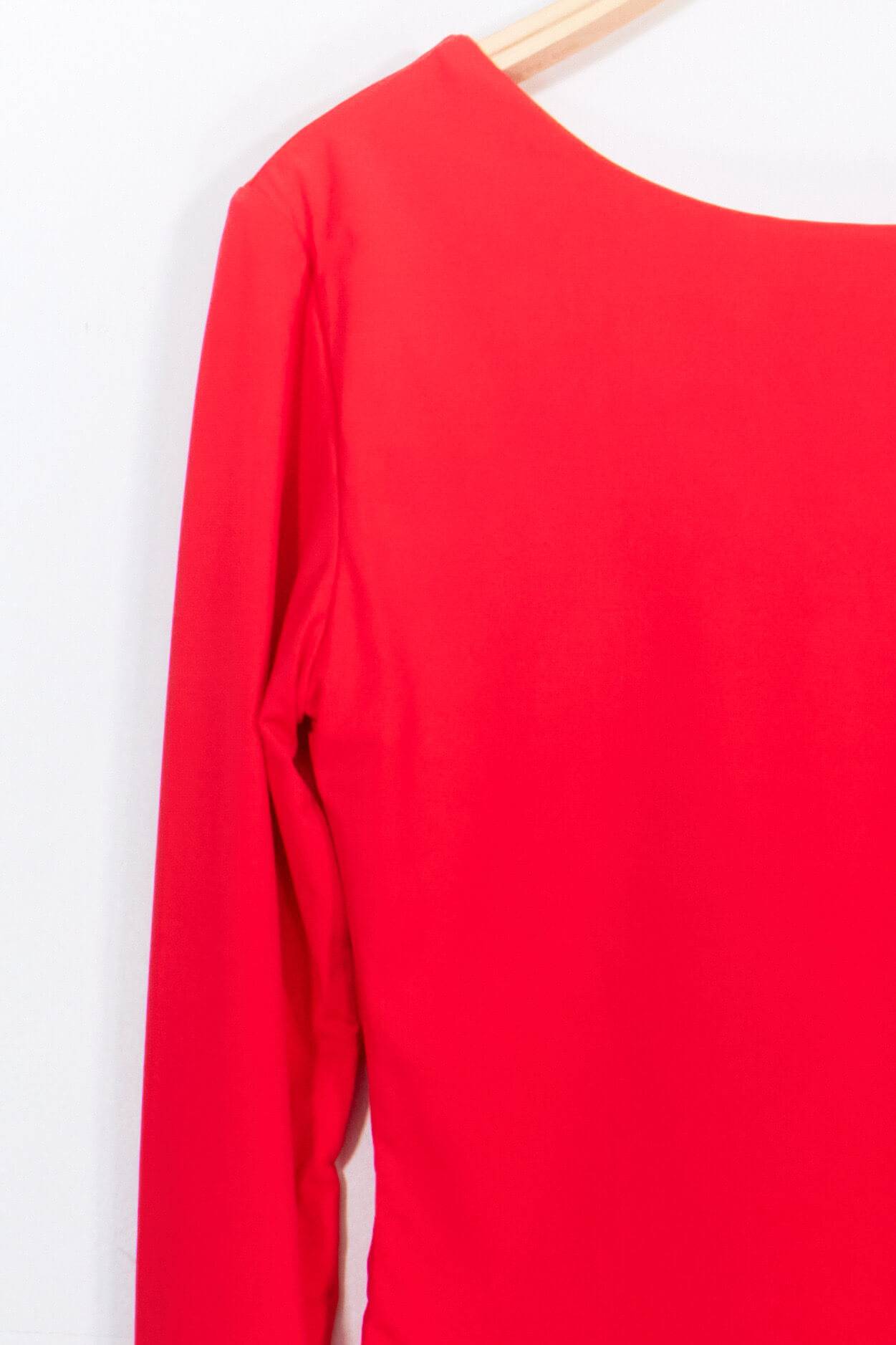 Open Back Bodysuit - Red