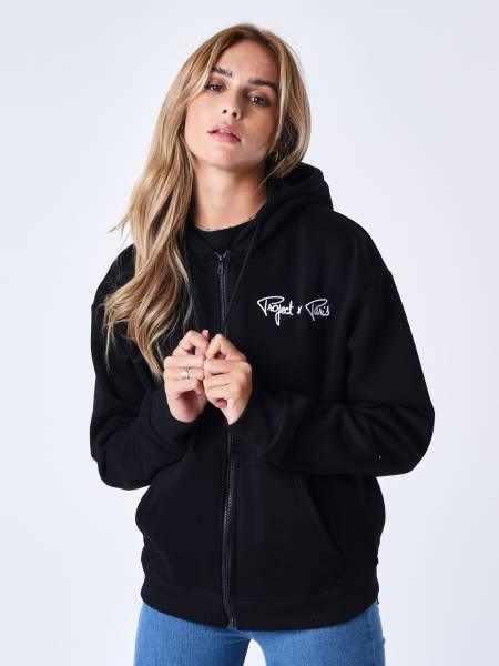 Project X Paris Essentials Zipped Hoodie - Black