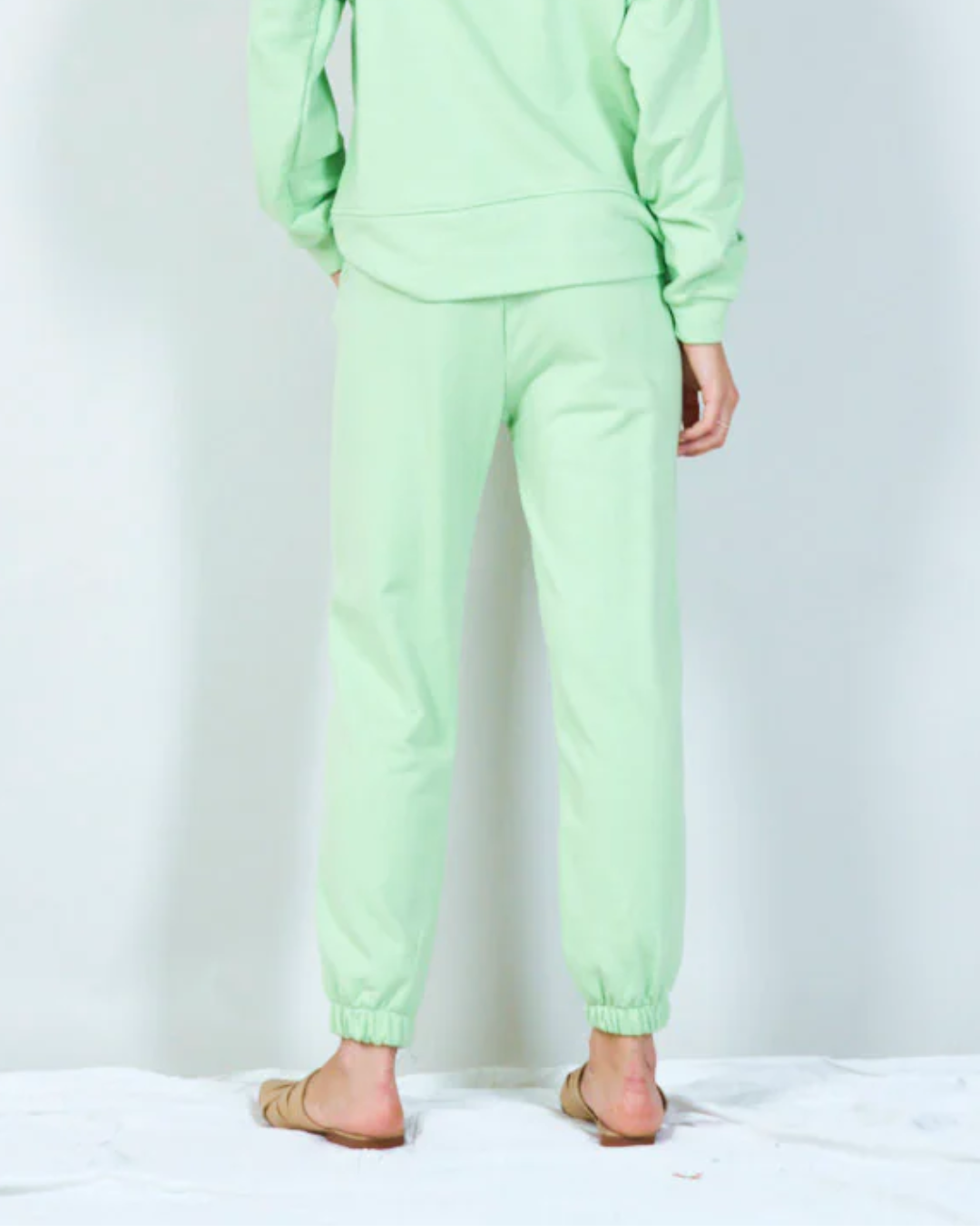 Elastic Jogger Pants - Mint