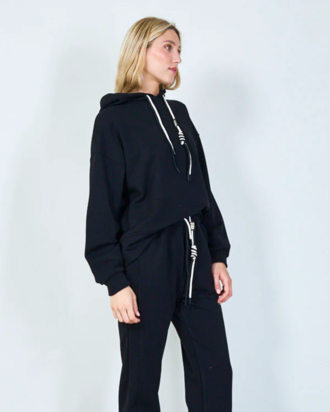 Hooded Sweatshirt - Black