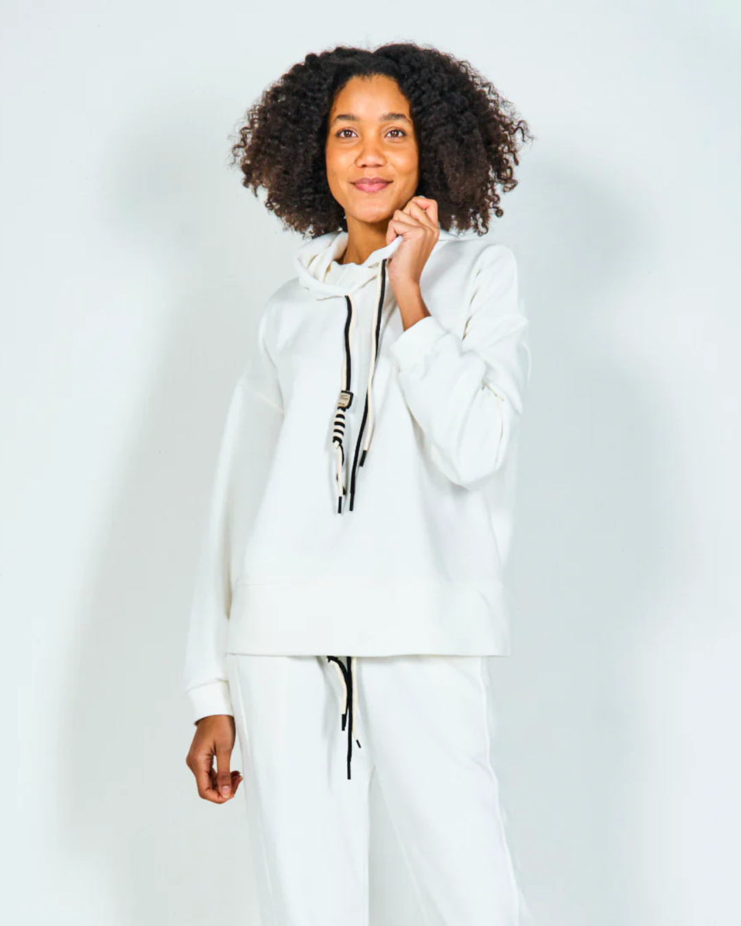 Hooded Sweatshirt - White