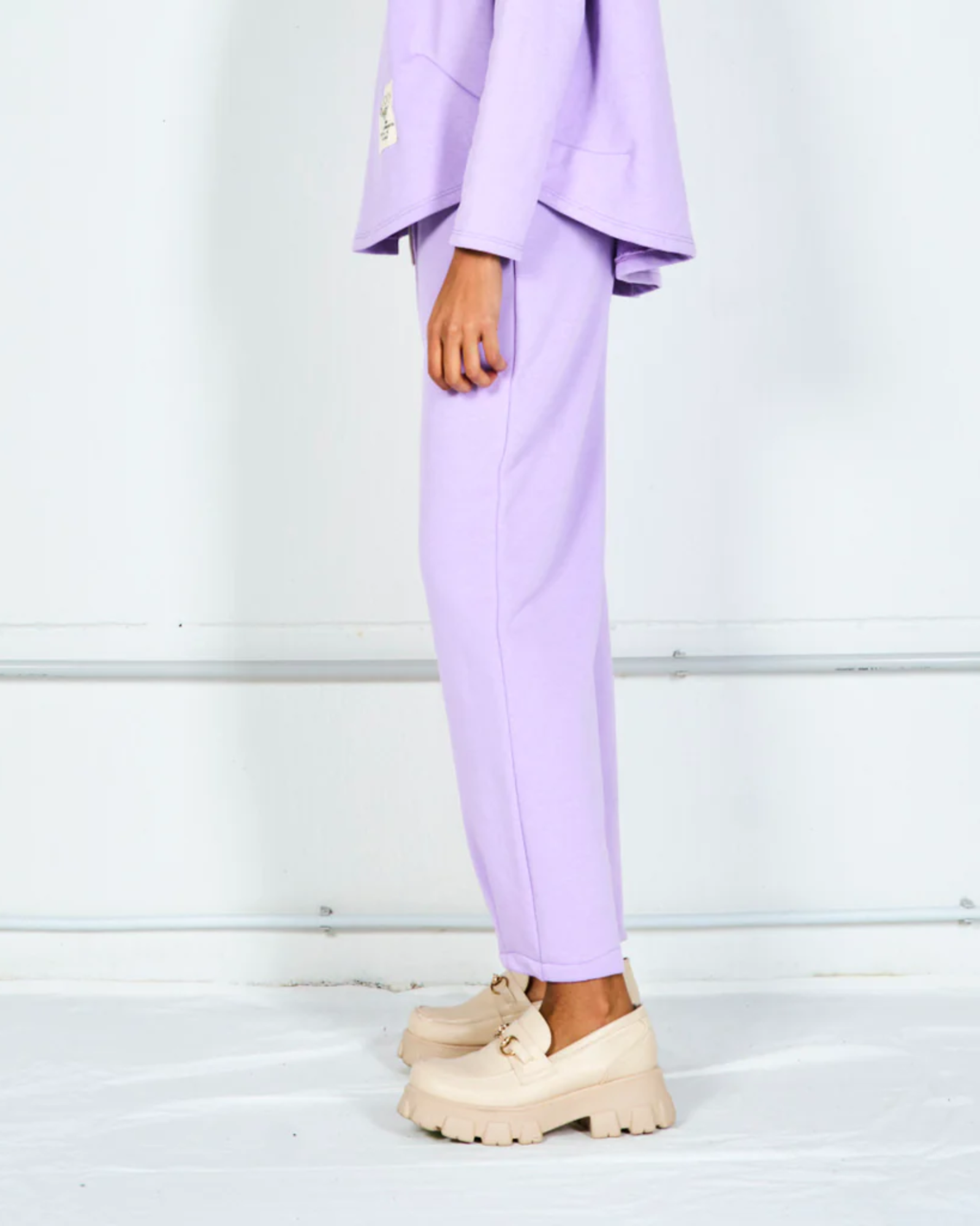 Relaxed Jogger Pants - Lilac