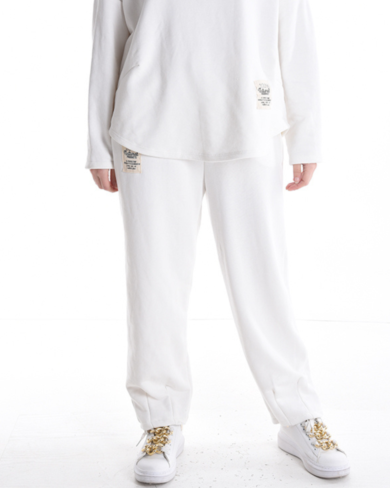 Relaxed Jogger Pants - White