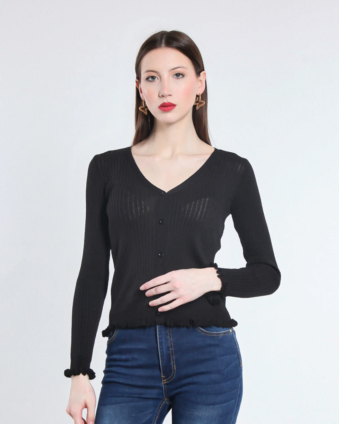 Viscose Cardigan - Black