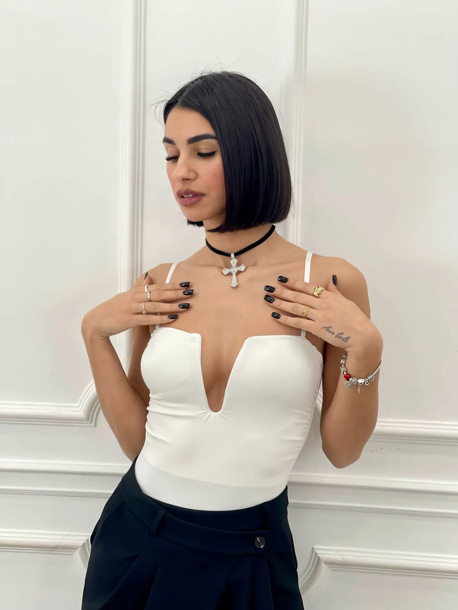 Tube Bodysuit - White