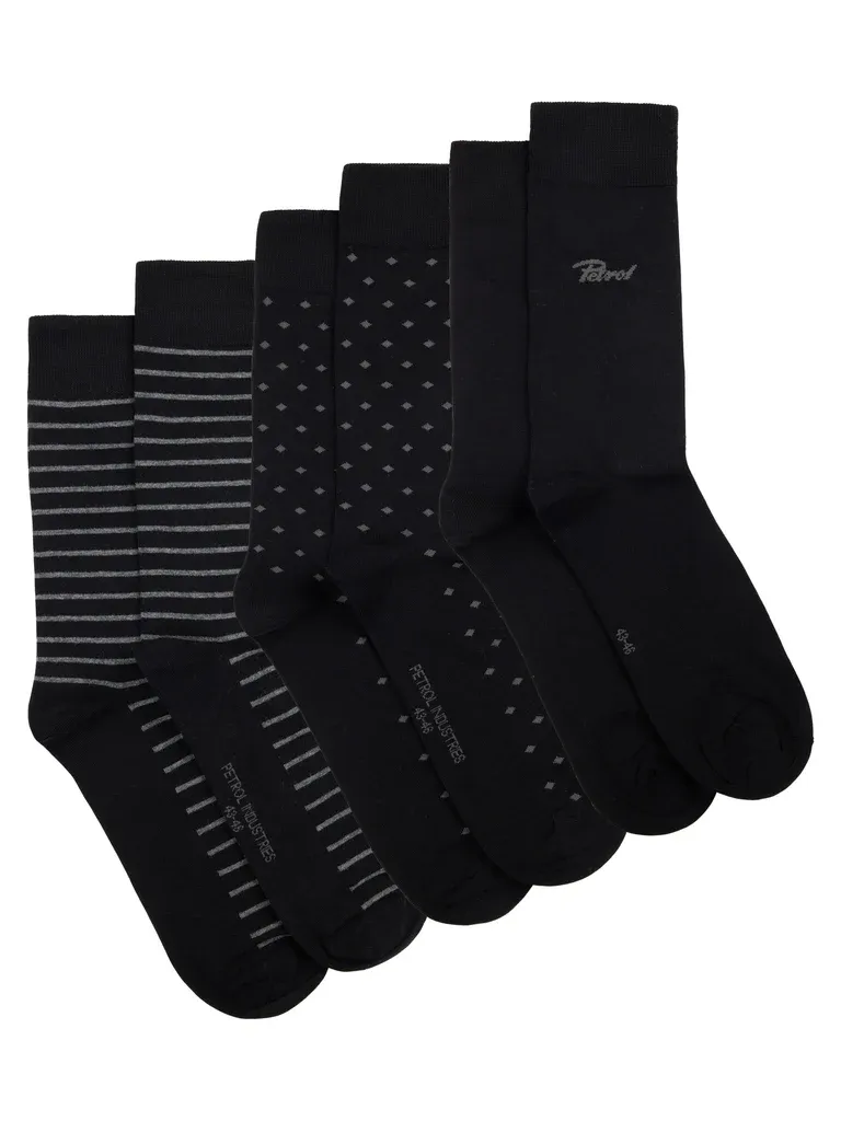 Petrol 3-pack of socks Nao - Black