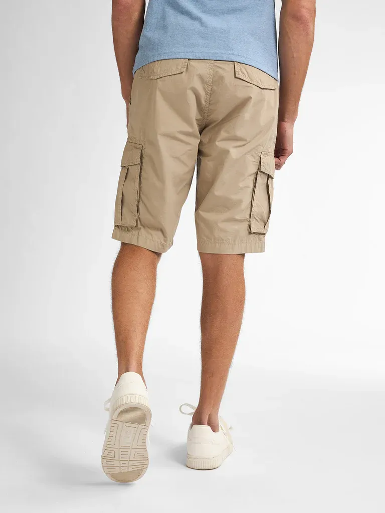 Petrol Cargo Shorts with Belt Azure - Beige