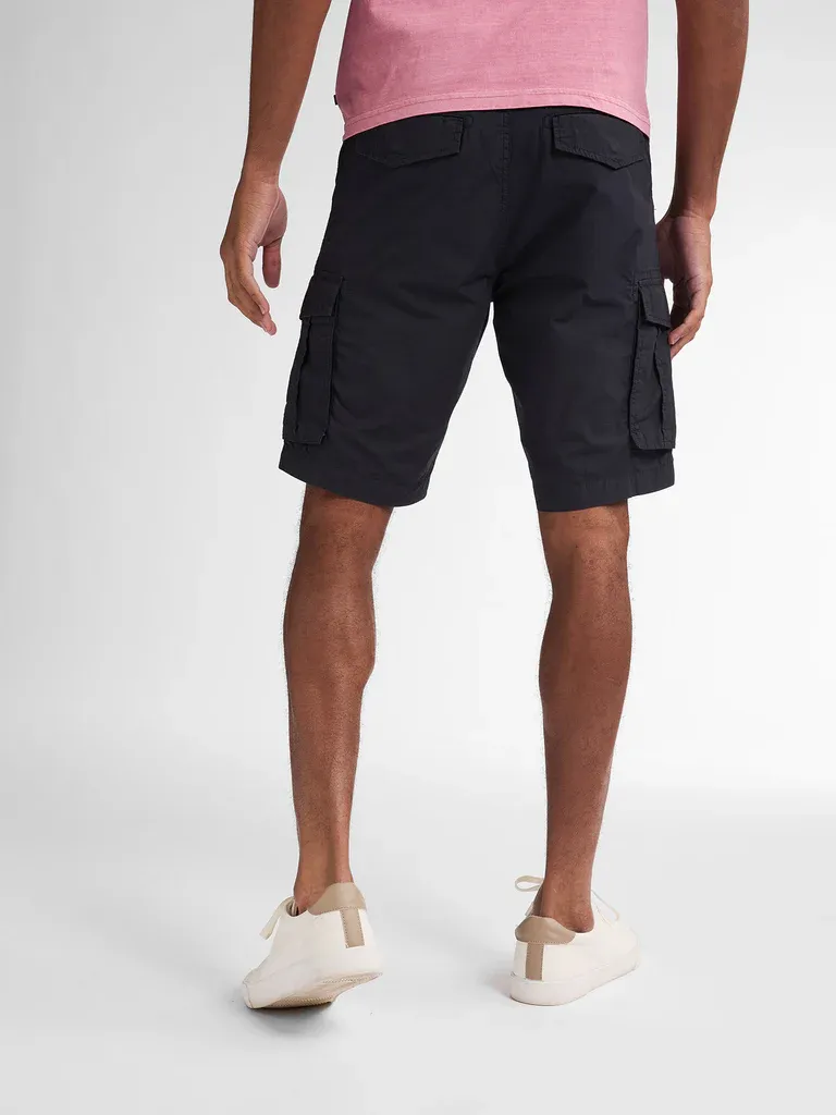 Petrol Cargo Shorts with Belt Azure - Grey