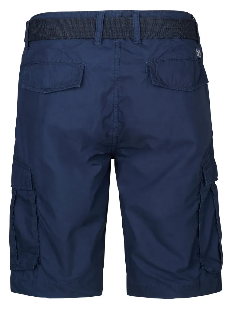 Petrol Cargo Shorts with Belt Azure - Blue