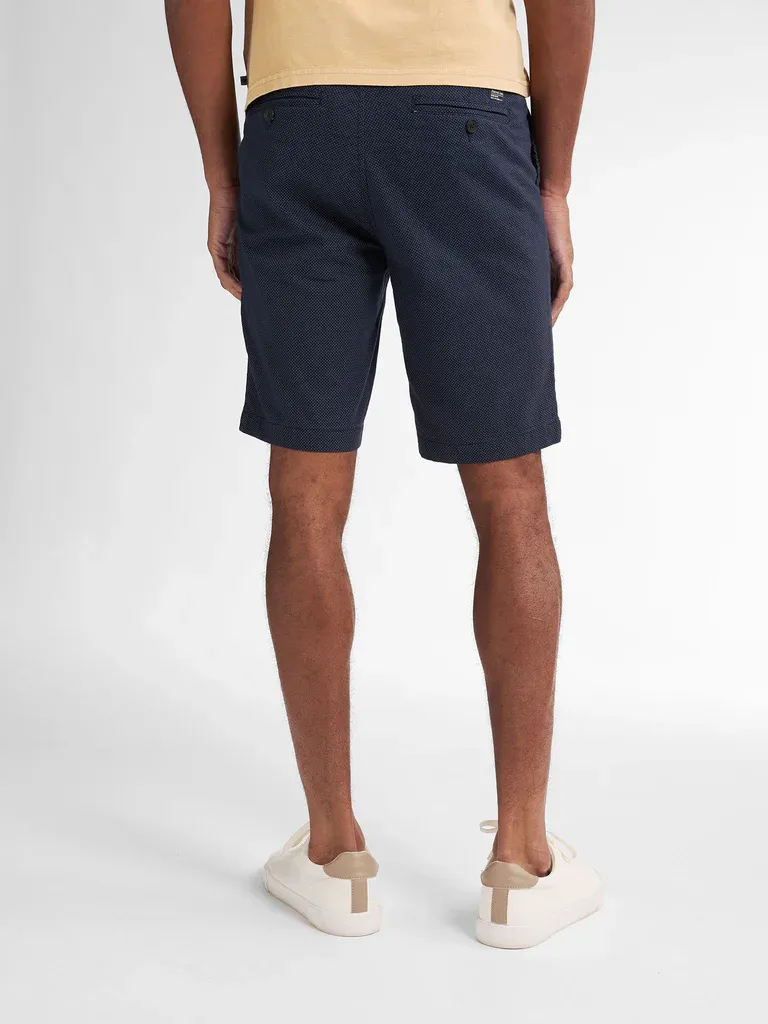 Petrol Chino Shorts with Belt Crestway - Blue