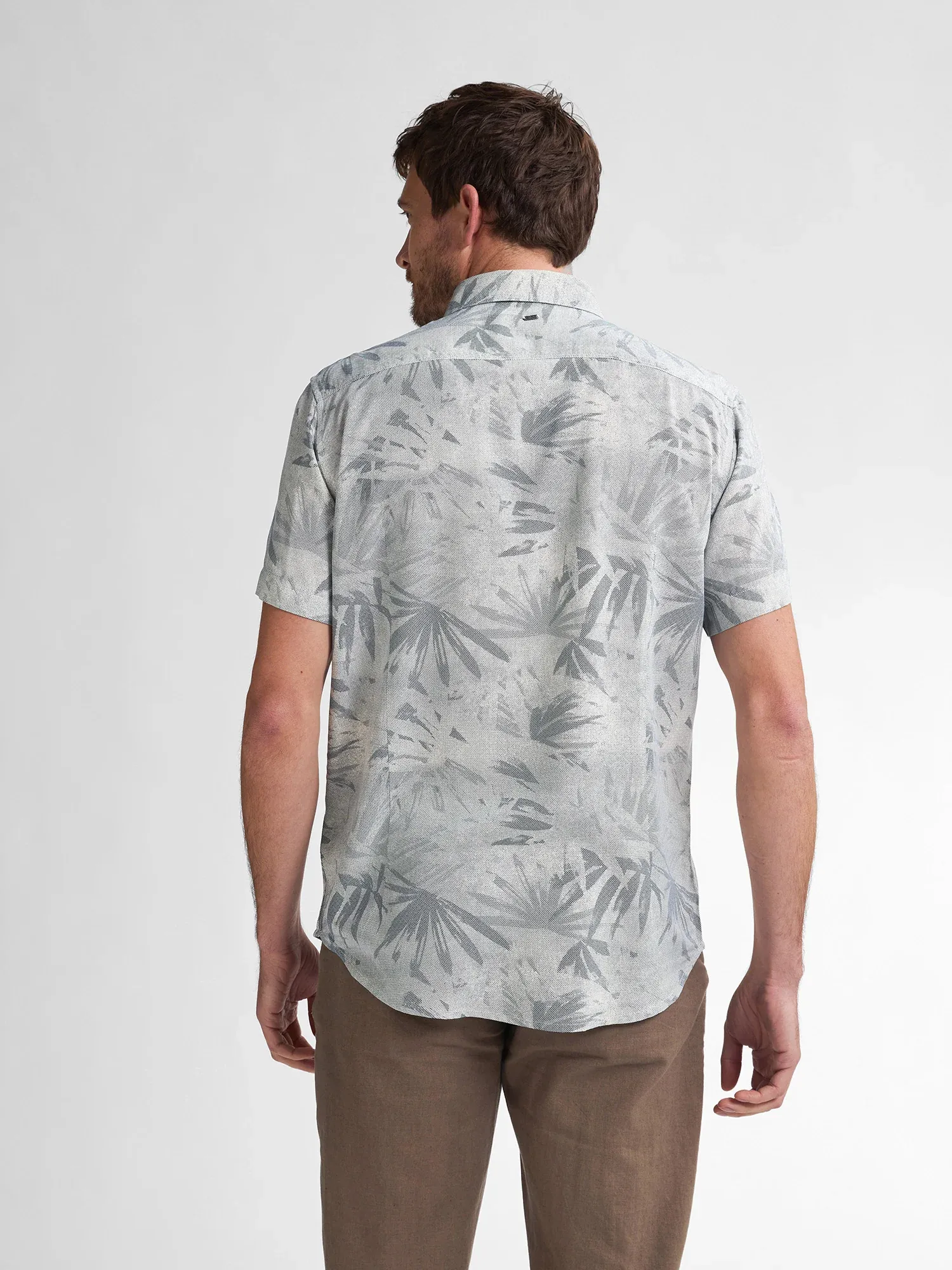 Petrol All-over Print Shirt Seafoamview - Grey