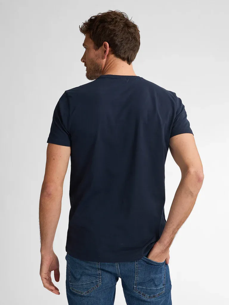 Petrol Logo T-shirt Windward - Blue