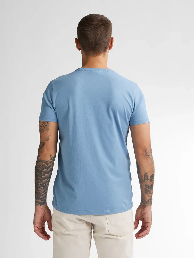 Petrol Logo T-shirt Windward - Sky Blue