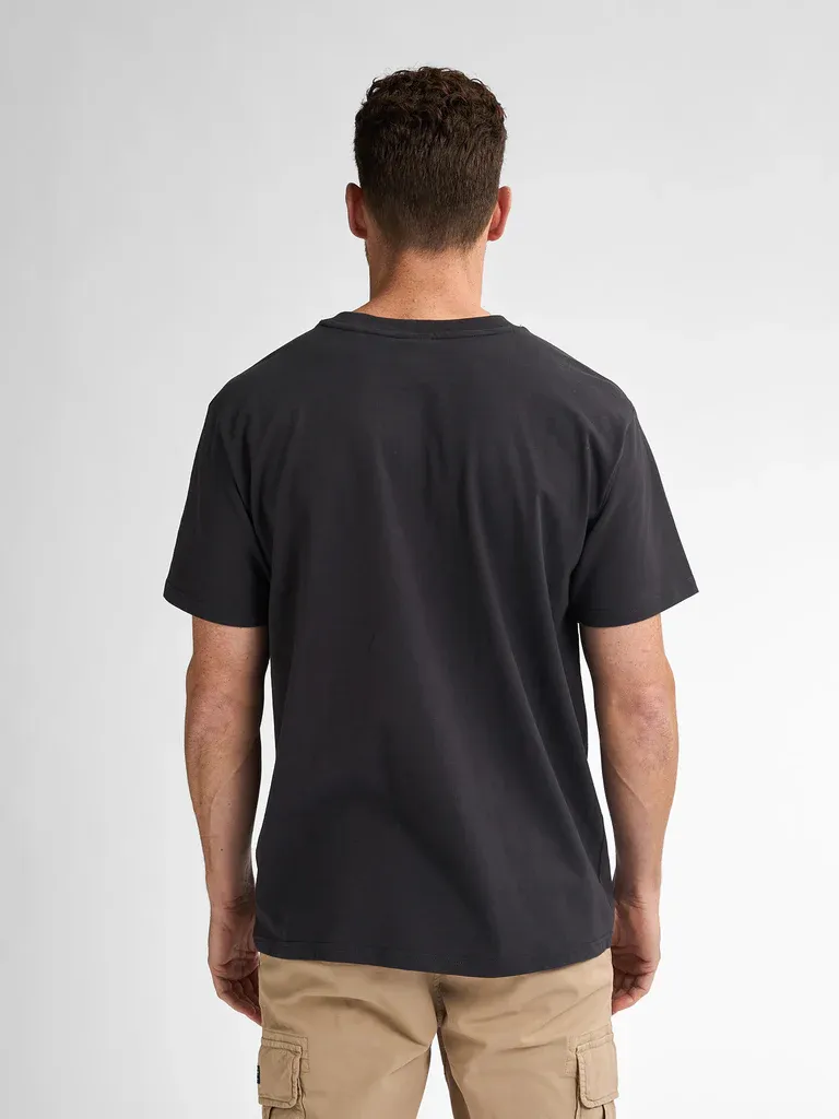 Petrol Logo T-shirt Limewalk - Black
