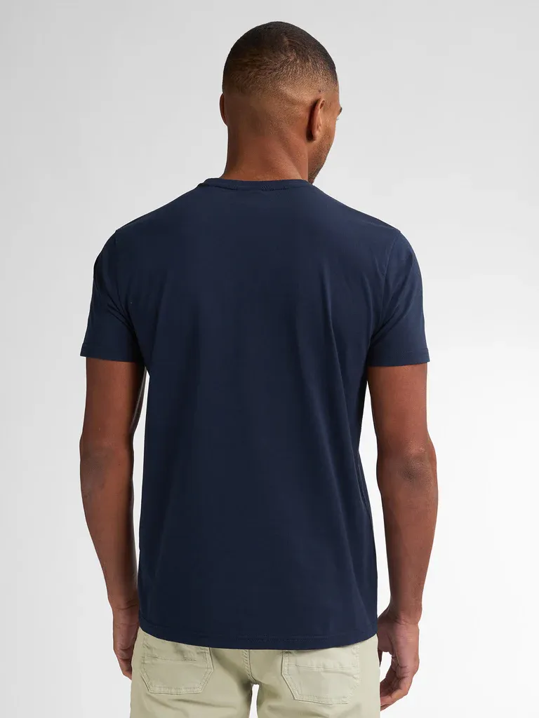 Petrol Artwork T-shirt Bluefin - Blue