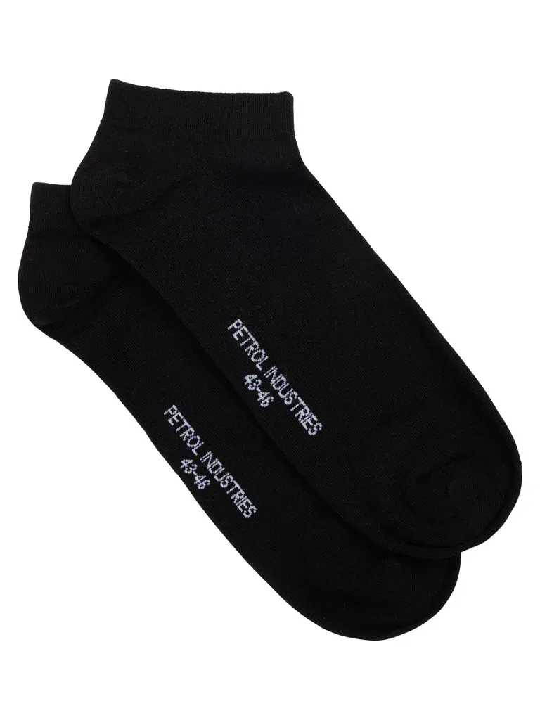 Petrol 3-pack sneaker socks Siepermo - Black