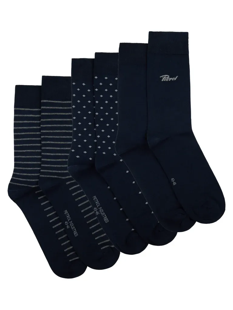 Petrol 3-pack of socks Negiliq - Blue