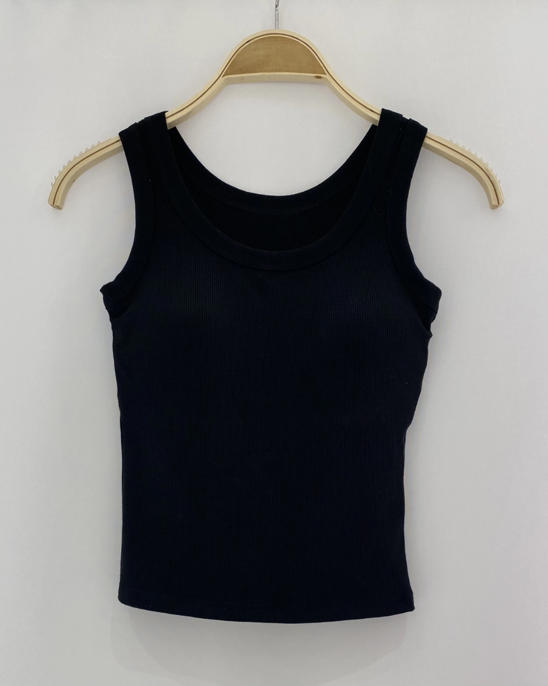 Ribbed Tank Top - Black