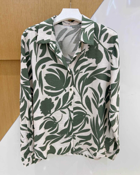 Printed Shirt - Khaki