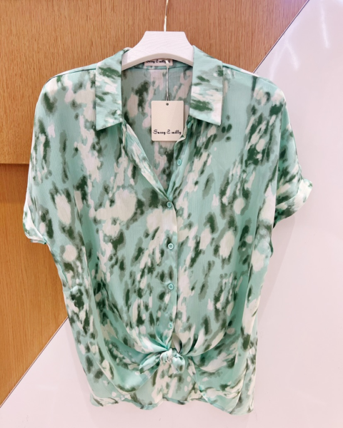 Printed Shirt - Mint