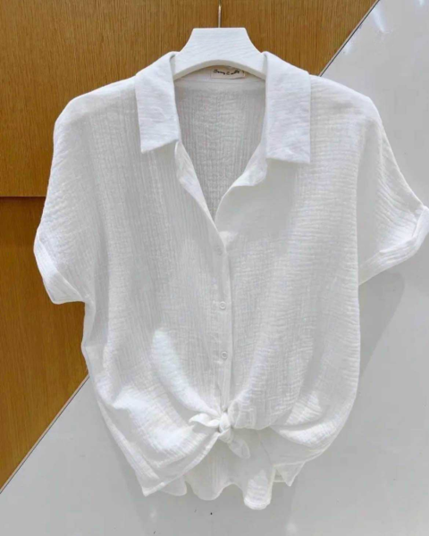 Solid Colour Shirt - White