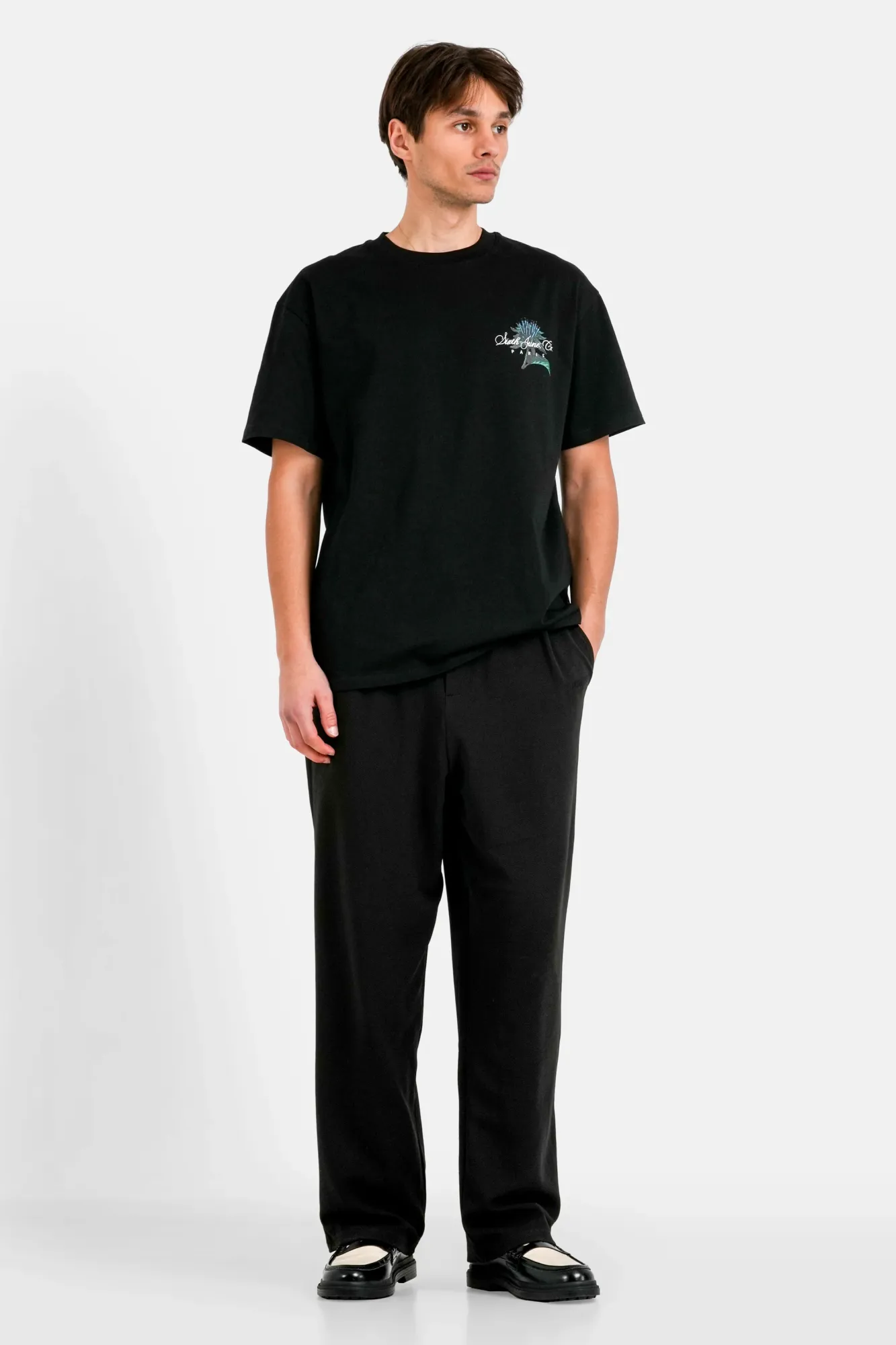 Sixth June Elevated Thistle Graphic T-shirt - Black