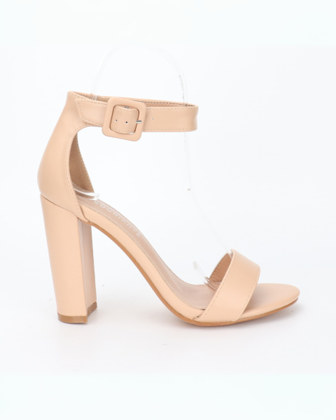 High Heel Sandals - Beige