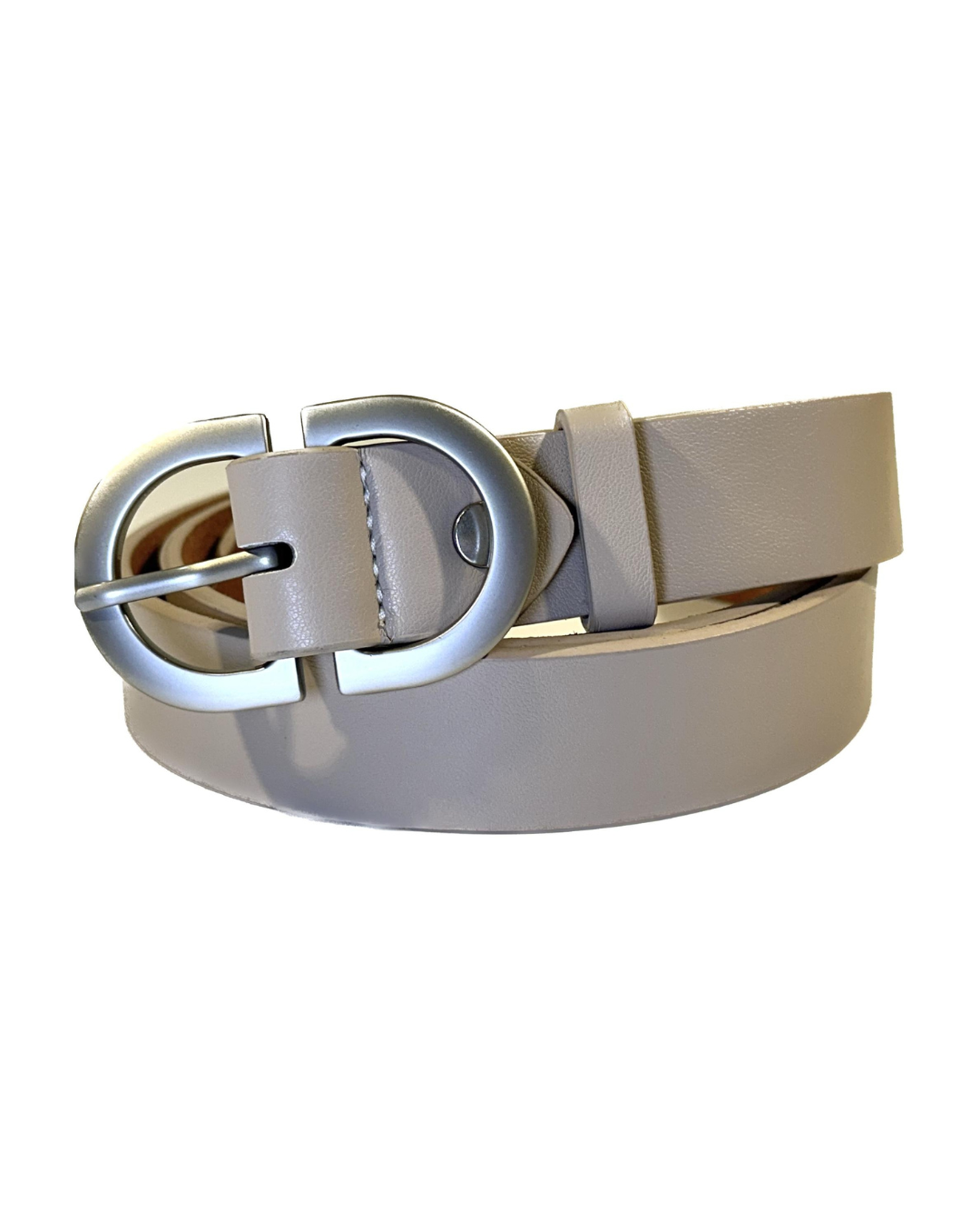 Double Buckle Belt - Beige