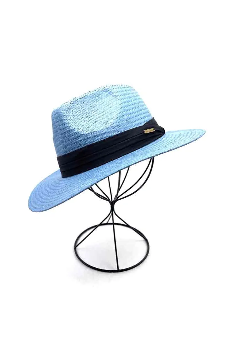 Panama Hat - Blue