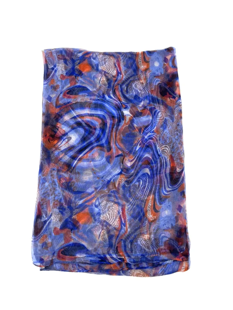 Muslin Silk - Blue