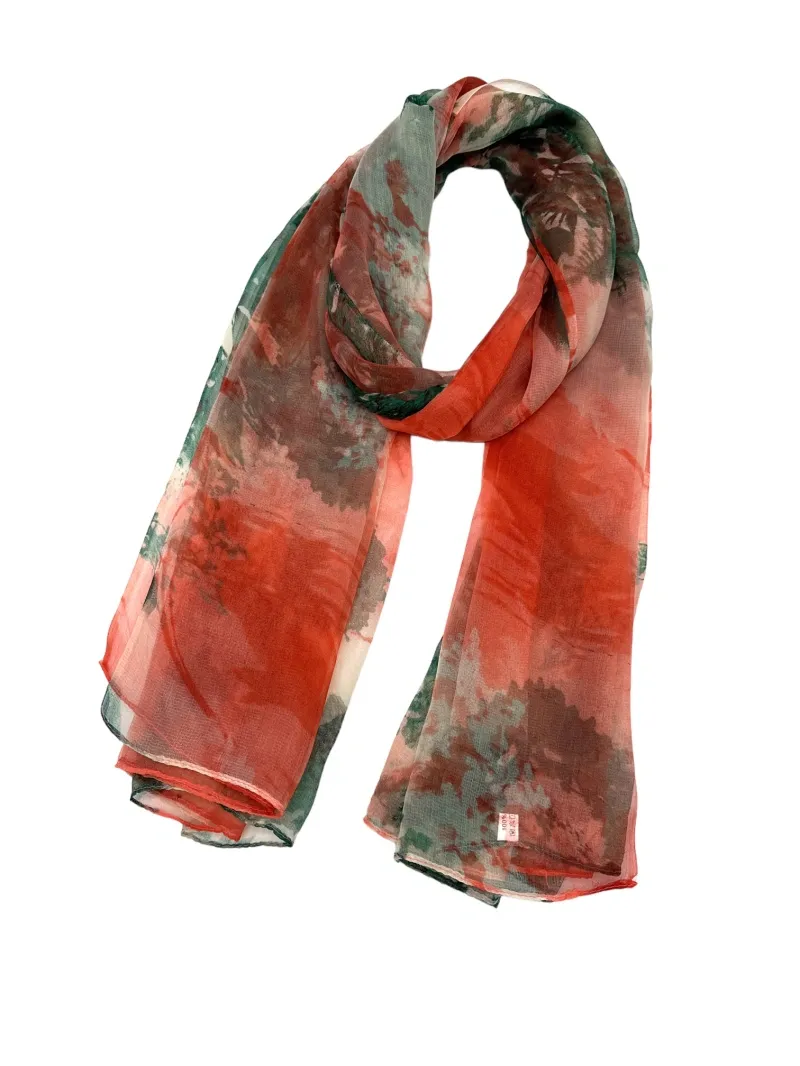 Muslin Silk - Red