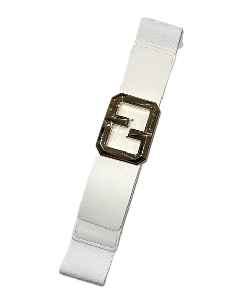 Elastic Belt - White