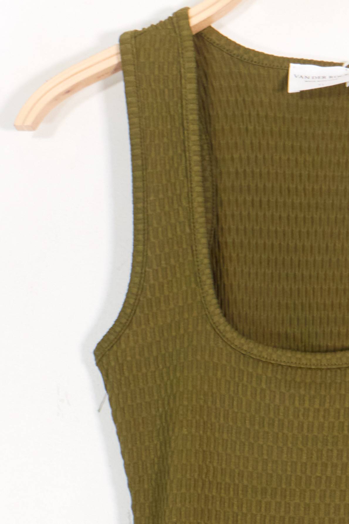 Textured Tank Top - Khaki