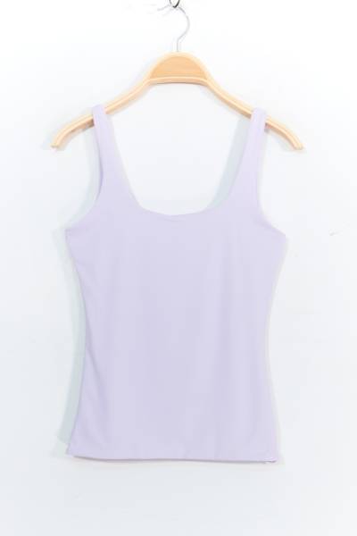 Square Neck Top - Lilac