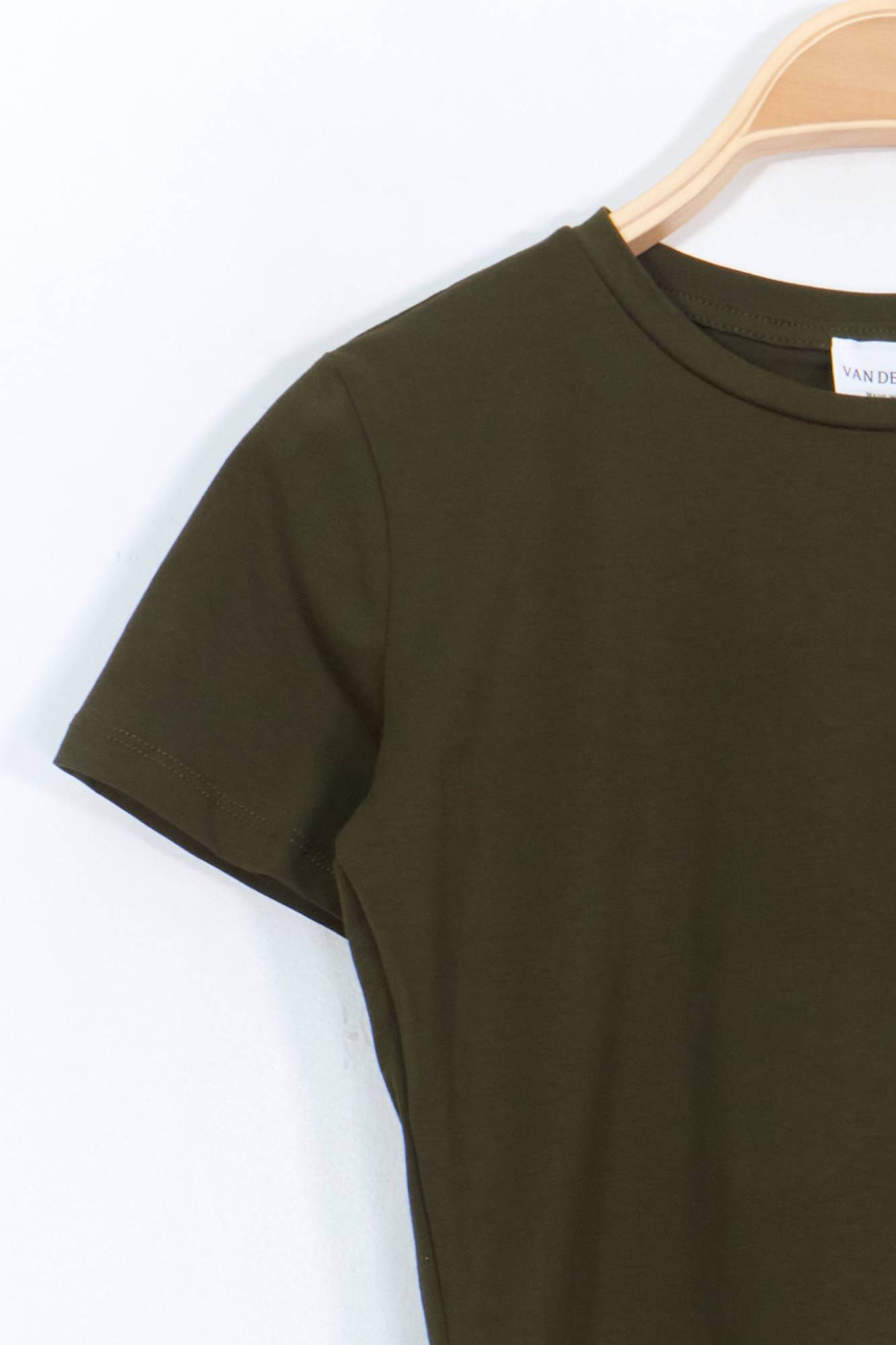 Basic Round Neck T-shirt - Khaki