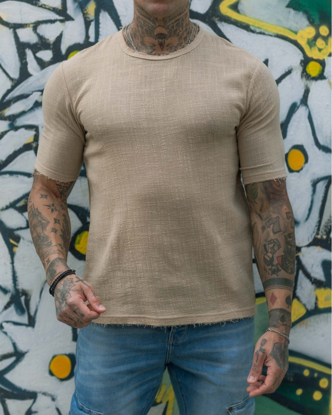 Rebel T-shirt - Beige