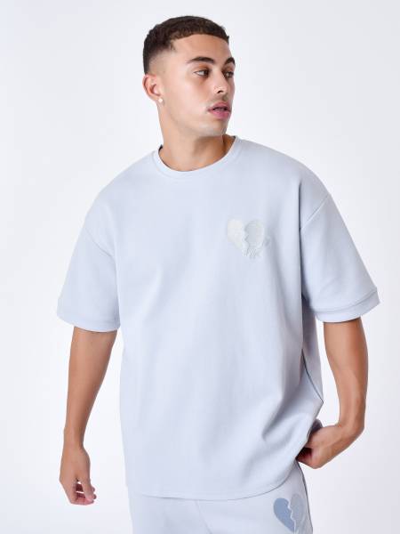 Project X Paris Broken Heart T-shirt - Sky Blue