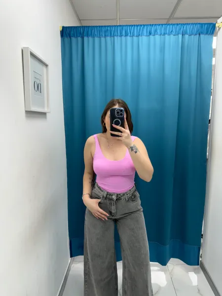 Strappy Bodysuit - Pink