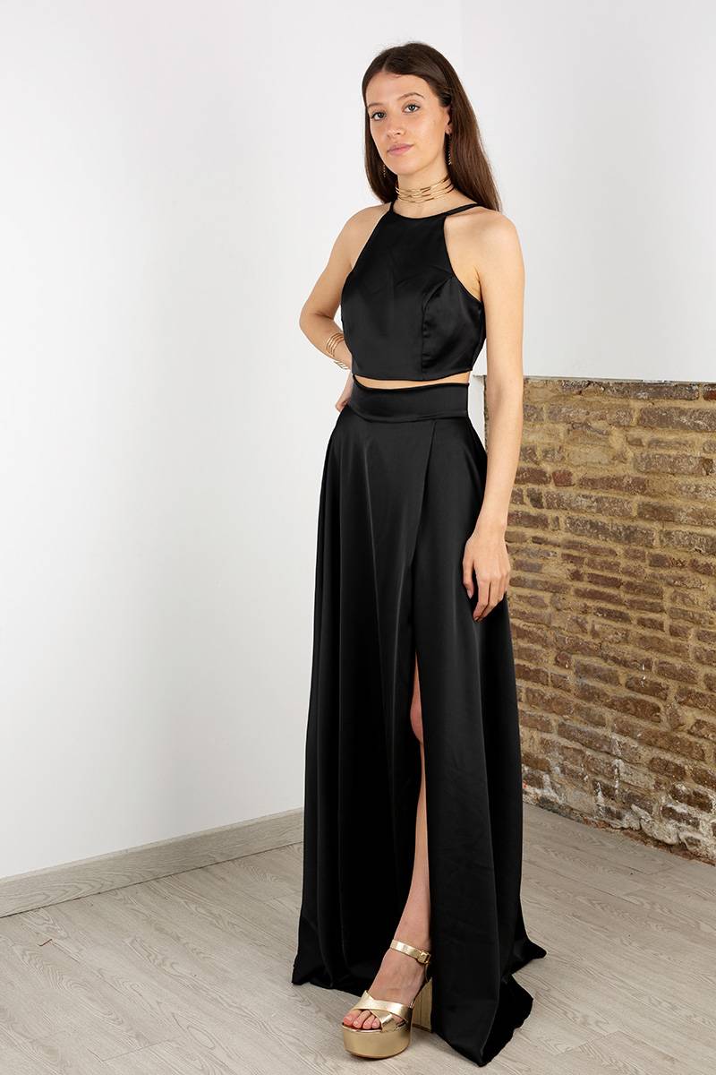 Satin Top and Skirt - Set